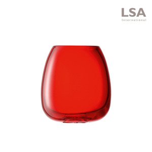 [LSA]플라워 컬러 테이블 포지 화병 레드 14cm